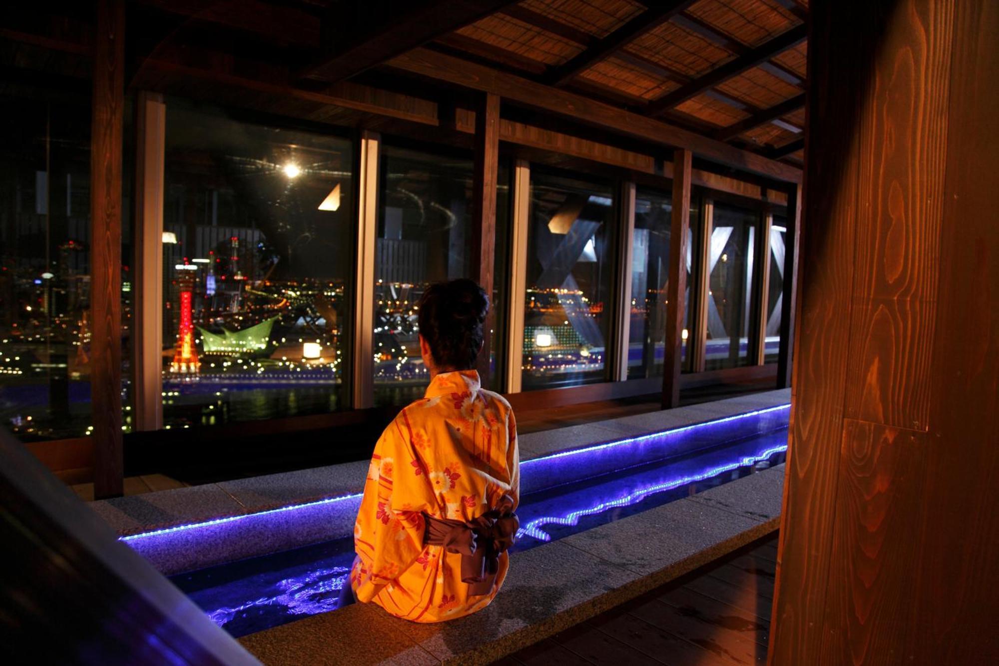 Hotel Kobe Harbor Land Onsen Manyo-Club Exterior foto